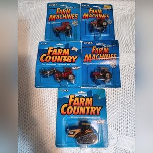 5 Farm Machine collectable tractors